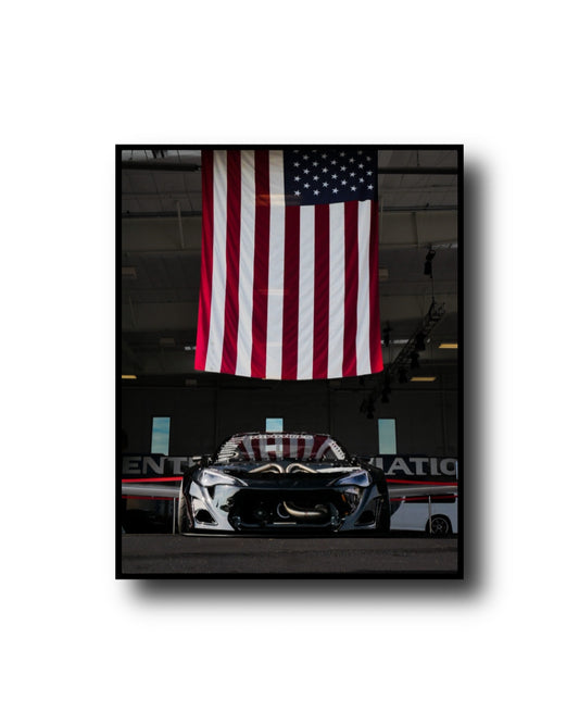 American Flag GT86 Poster